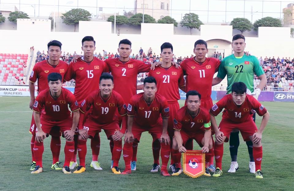 ĐT Việt Nam kết thúc vòng loại cuối cùng Asian Cup 2019 với thành tích bất bại. Ảnh: VFF.