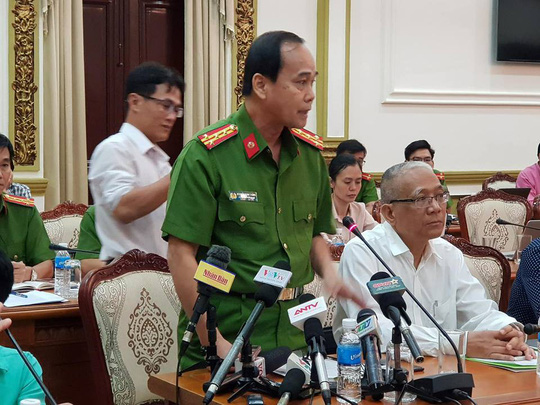 Đại tá Nguyễn Minh Thông - Phó Thủ trưởng Cơ quan cảnh sát điều tra Công an TP HCM