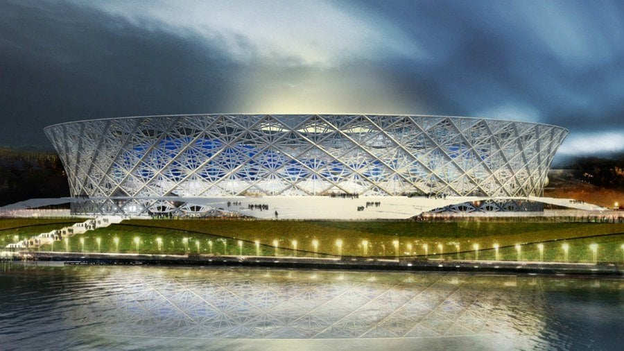 10. Volgograd Arena (Volgograd): Sân nằm bên bờ sông Volga và nằm cạnh công viên Hữu nghị, có sức chứa 45.568 người. Sẽ tổ chức các trận đấu vòng bảng: Tunisia - Anh, Nigeria - Iceland, Saudi Arabia - Ai Cập và Nhật Bản - Ba Lan.