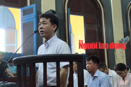 Bị cáo Nguyễn Minh Hùng tại phiên tòa vào tháng 8-2017