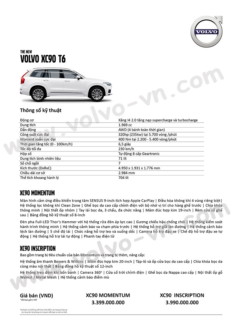 Do chịu mức thuế cao ngất ngưởng nên khi Volvo về Việt Nam cũng đang có giá khá cao. (ảnh: Volvo Việt Nam).