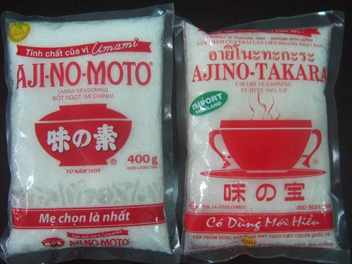 Cục ATTP xác nhận bột ngọt Ajino Takara (phải)  không xâm phạm quyền sở hữu nhãn sản phẩm bột ngọt hiệu Ajinomoto (ảnh Minh Hằng)