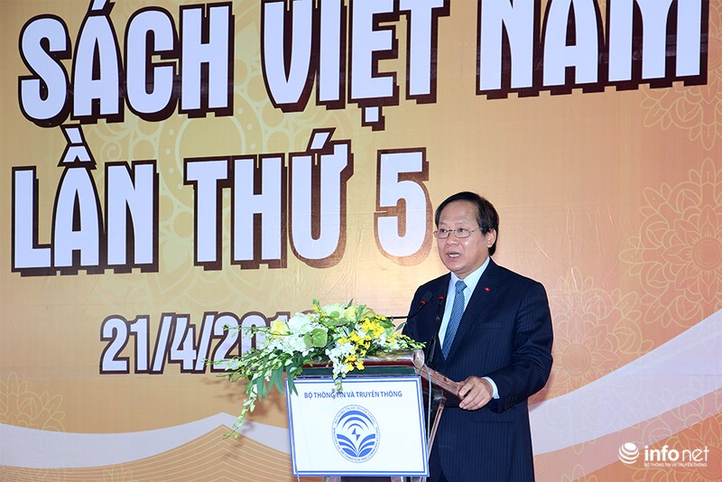 Trong diễn văn khai mạc, Bộ trưởng Bộ TT&TT Trương Minh Tuấn cho biết: “Năm 2018, Ngày Sách Việt Nam lần thứ 5 được Bộ Thông tin và Truyền thông, các cơ quan, đơn vị, địa phương tổ chức với quy mô lớn hơn các năm trước; đây là bước chuẩn bị cho việc tổng kết 5 năm thực hiện Quyết định số 284/QĐ-TTg ngày 24 tháng 2 năm 2014 của Thủ tướng Chính phủ về Ngày Sách Việt Nam”.