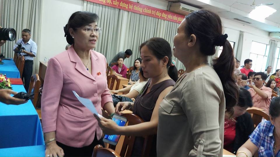 Cử tri cầu cứu bà Nguyễn Thị Quyết Tâm.