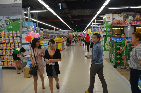 Một góc siêu thị Lotte Mart - Gò Vấp (TP HCM). Ảnh: Tấn Thạnh