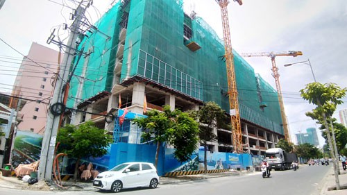 Công trình dự án Gold Coast xây dựng trên khu đất gần 7.400 m2 của Trường Chính trị tỉnh Khánh Hòa