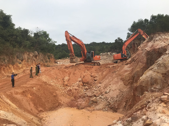 Khai thác khoáng sản trái phép gây hủy hoại môi trường tự nhiên ở Phú Quốc cũng rất báo động. Ảnh: D.Vân