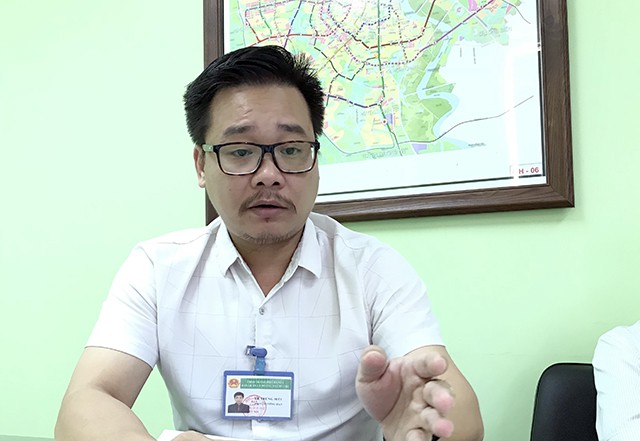 Ông Lê Trung Hiếu - Phó trưởng Ban Quản lý Dự án Đường sắt đô thị Hà Nội
