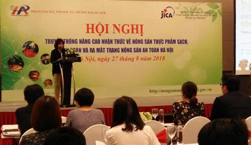  Bà Nguyễn Thị Mai Anh phát biểu tại hội nghị. Ảnh: NNK