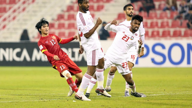 Tuấn Anh lập siêu phẩm vào lưới U23 UAE năm 2016.