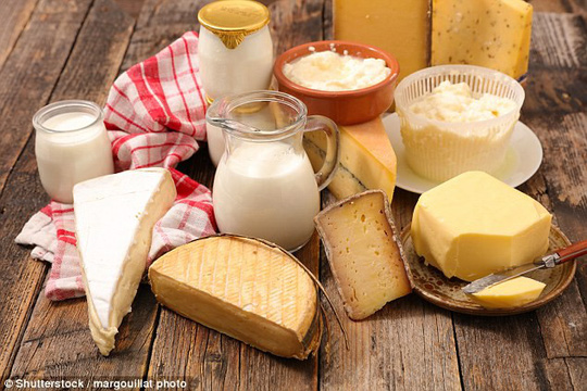 Chất béo từ sữa như phô mai không làm tăng cholesterol như các chất béo động vật khác - ảnh: SHUTTERSTOCK