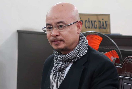 Ông Đặng Lê Nguyên Vũ trong một phiên hòa giải tại TAND TP.HCM