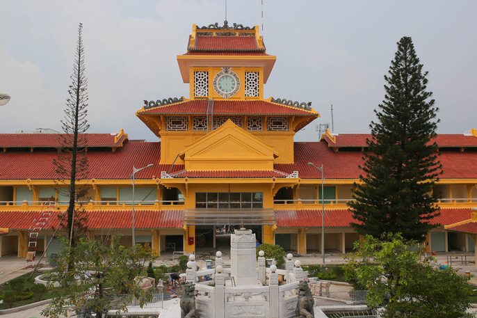 Chợ Bình Tây đã có diện mạo mới khang trang hơn.