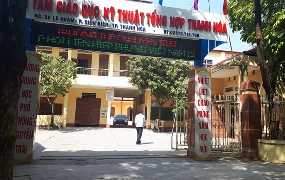  Trường THPT Nguyễn Trãi nơi xảy ra sự việc