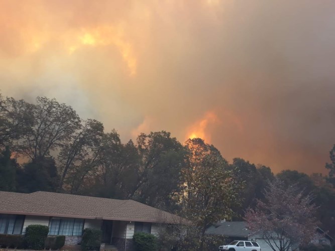 Quyền Thống đốc bang California Gavin Newsom đã công bố tình trạng khẩn cấp toàn bang. Tính đến tối 8/11, ngọn lửa đã “nuốt chửng” gần 7.300 ha rừng. (Ảnh: Twitter)