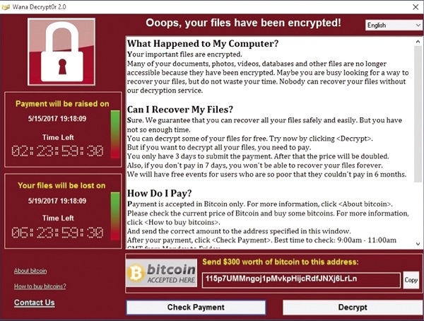 Nhờ mặt trái của Blockchain, hacker đã chọn tống tiền bằng Bitcoin trong vụ tấn công mạng WannaCry.
