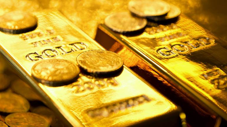      Vàng thế giới tăng giá mạnh trong khi trong nước, giá vàng nhích tăng nhẹ. (Ảnh: CNBC)  