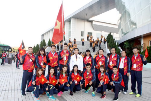 Đoàn Thể thao sinh viên Việt Nam tham dự Đại hội Thể thao sinh viên Đông Nam Á 19 - Ảnh: Trung Toàn