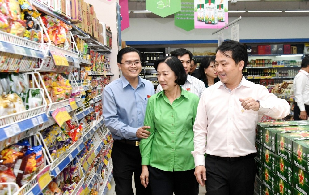 Hệ thống siêu thị của Saigon Co.op đã tăng trữ lượng rất lớn để hàng hóa tết không tăng giá bán