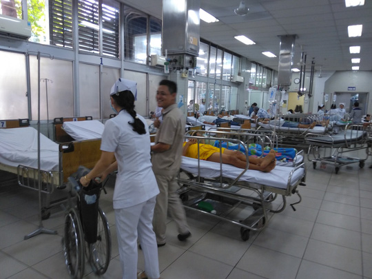Người bệnh tại Khoa Cấp cứu Bệnh viện Chợ Rẫy