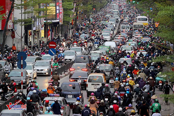 Sở GTVT Hà Nội đang xây dựng đề án cấm xe máy vào nội đô