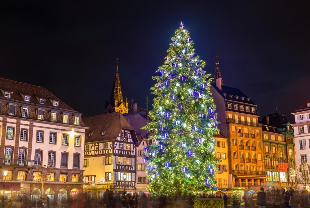 Chợ Giáng sinh Strasbourg (Pháp).