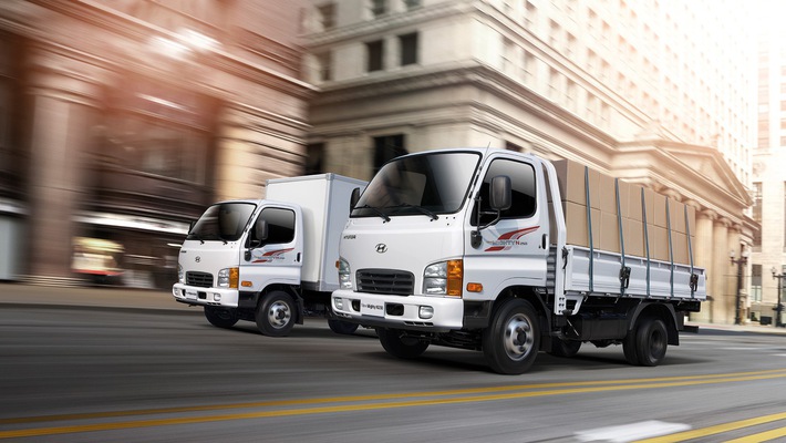 New Mighty N250 thuộc phân khúc xe tải nhẹ phù hợp với điều kiện giao thông đô thị.