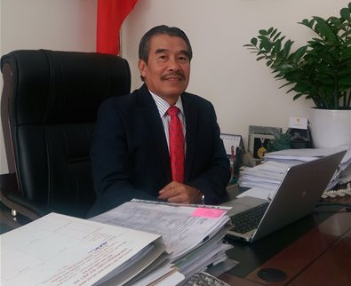 Ông Lê Mạnh Hùng, Trưởng văn phòng Thừa phát lại quận Bình Thạnh.