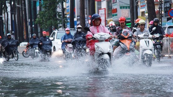 Cảnh báo mưa lớn diện rộng ở các tỉnh ven biển Nam Trung bộ, Tây Nguyên và Nam bộ