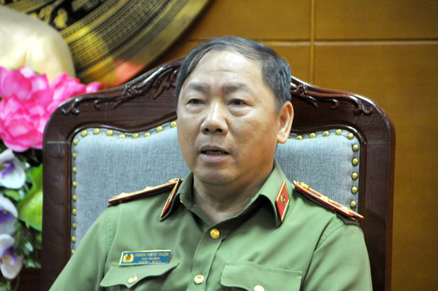 Trung tướng Hoàng Phước Thuận, Cục trưởng Cục An ninh mạng (Bộ Công an). Ảnh: Thành An  