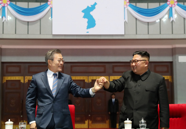Tổng thống Hàn Quốc Moon Jae-in hôm nay sẽ kết thúc chuyến thăm 3 ngày tới Triều Tiên. (Ảnh: Reuters)