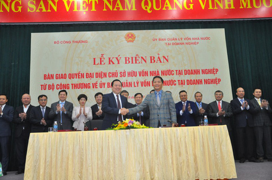 Lễ bàn giao giữa Bộ Công Thương và Ủy ban Quản lý vốn nhà nước tại doanh nghiệp