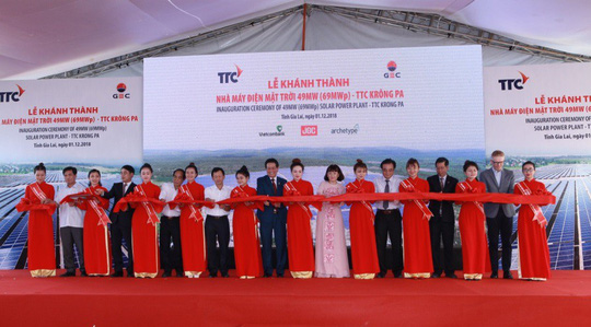 Lễ Khánh thành nhà máy Điện mặt trời TTC Krông Pa