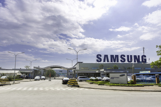 Công ty Samsung điện tử Việt Nam tại Khu công nghiệp Yên Phong, tỉnh Bắc Ninh