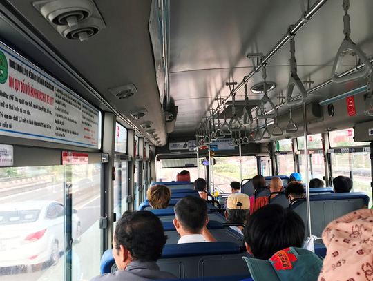 Nội thất của xe buýt số 33 sắp trở thành tuyến xe mẫu cả về phương tiện và cung cách phục vụ