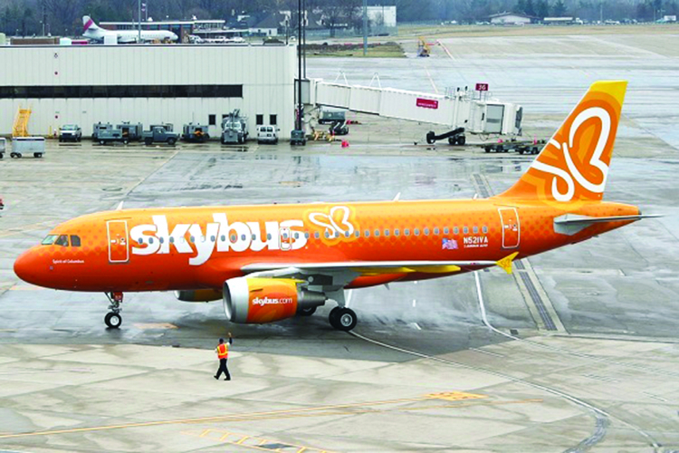 Hãng hàng không Skybus Airlines phá sản chỉ sau chưa đầy một năm hoạt động.