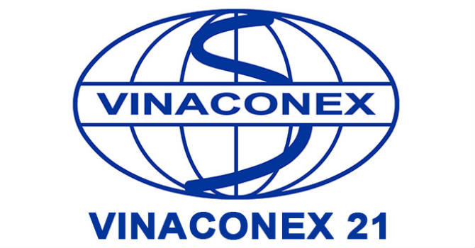 Logo CTCP Vinaconex 21.