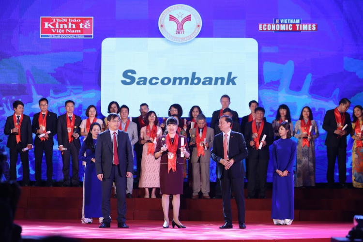 Sacombank nhận danh hiệu Thương hiệu mạnh Việt Nam