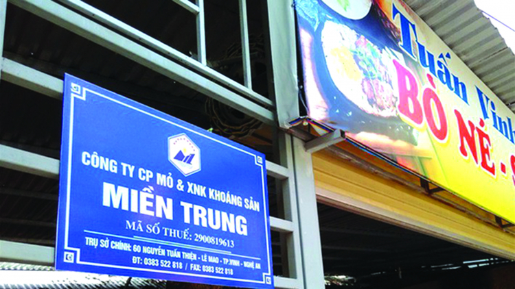 Trụ sở của MTM chỉ là quán bò né tại số 60 Nguyễn Tuấn Thiện, phường Lê Mao, thành phố Vinh, tỉnh Nghệ An.