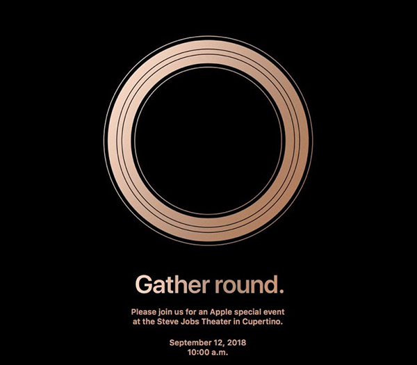 Tấm thiệp mời sự kiện của Apple