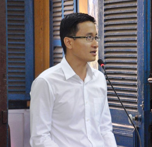 Ông Cao Toàn Mỹ tại phiên xét xử sơ thẩm hồi tháng 6.2017.    