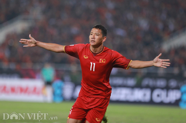 Anh Đức, chân sút chủ lực của tuyển Việt Nam giành chức vô địch AFF Cup 2018.    