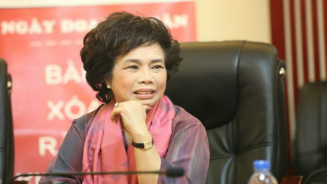 Bà Thái Hương, Tổng giám đốc BacABank.     