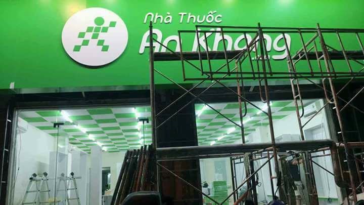   Nhà thuốc Phúc An Khang được đổi tên thành An Khang và gắn logo tương tự Thế Giới Di Động