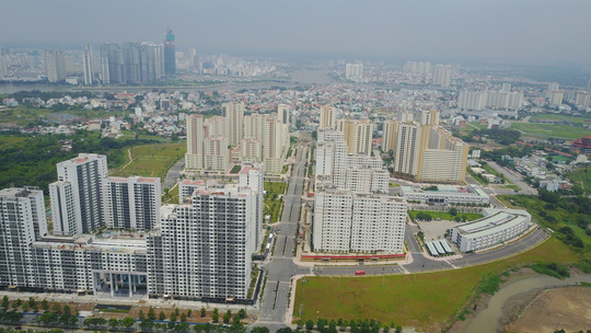 Khu tái định cư Thủ Thiêm, quận 2, TP HCM hiện thừa hàng ngàn căn hộ.