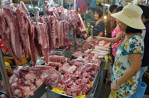Giá thịt lợn tăng cao trong những ngày gần đây