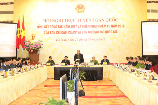 Phó Thủ tướng Thường trực Trương Hòa Bình đã chủ trì hội nghị - Ảnh: Lê Sơn
