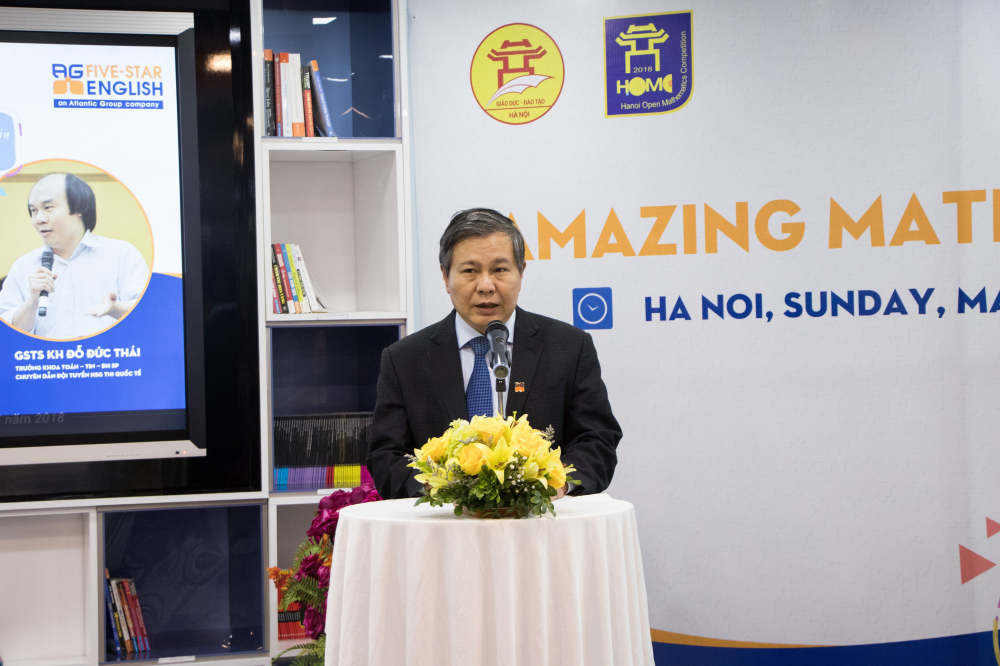 Ông Lê Ngọc Quang, Phó Giám đốc Sở GD&ĐT Hà Nội phát biểu tại hội thảo