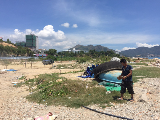 Dự án Nha Trang Sao sao khi lấn vịnh Nha Trang trái phép đang bị bỏ hoang