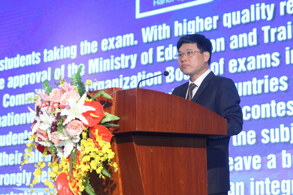 Ông Ngô Văn Quý, Phó Chủ tịch UBND TP. Hà Nội phát biểu chào mừng khai mạc HOMC 2018
